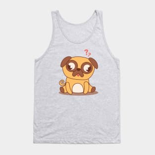 Confused Pug Tank Top